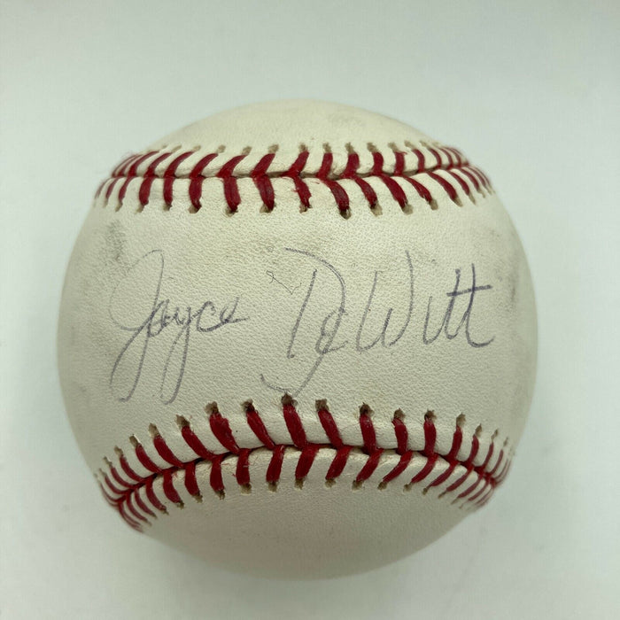 Joyce DeWitt Signed Autographed Major League Baseball Celebrity With JSA COA