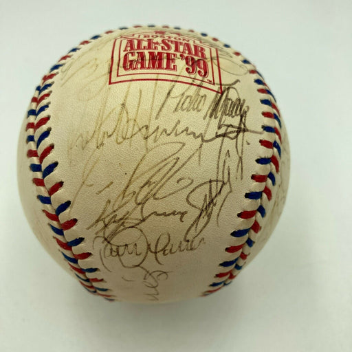 Derek Jeter Ken Griffey Jr. 1999 All Star Game Team Signed Baseball JSA COA