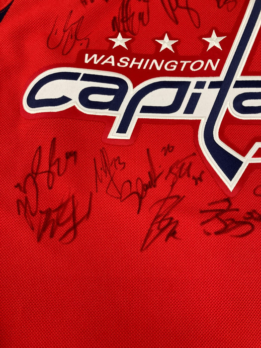 2007-2008 Washington Capitals Team Signed Game Jersey Alexander Ovechkin JSA COA