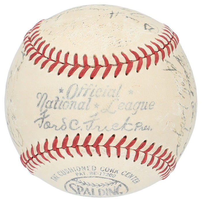 Jackie Robinson Rookie Era 1948 Brooklyn Dodgers Team Signed Baseball JSA COA