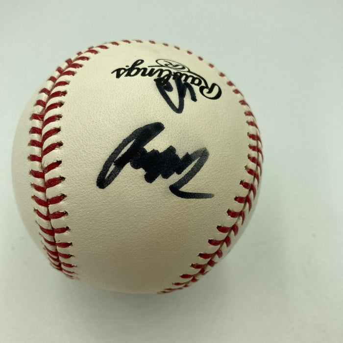 Linkin Park Band Signed Baseball 6 Signatures With Chester Bennington JSA COA