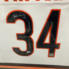 Walter Payton Signed Heavily Inscribed STATS Chicago Bears Jersey PSA DNA COA