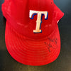 Aaron Sele Signed Game Used 1999 Texas Rangers Hat Cap With JSA COA