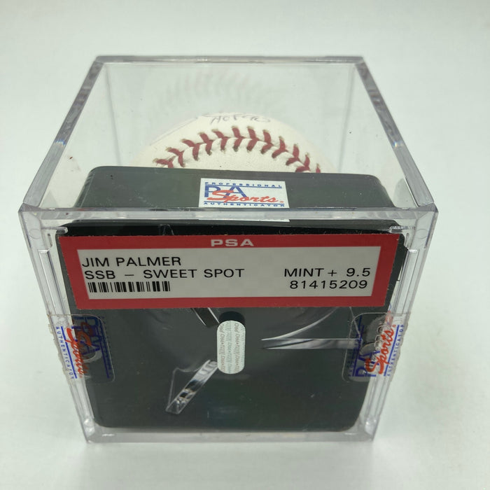 Jim Palmer HOF 1990 Signed Major League Baseball PSA DNA Graded 9.5 MINT