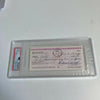 Bill Russell Signed Autographed Bank Check PSA DNA Boston Celtics HOF Legend