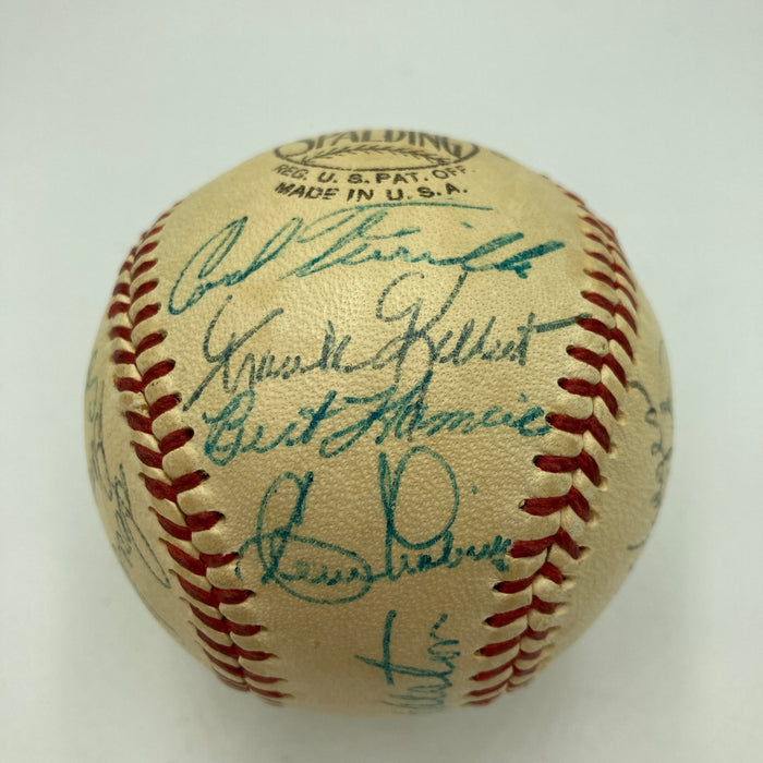 1955 Brooklyn Dodgers W.S. Champs Team Signed Baseball Jackie Robinson PSA DNA