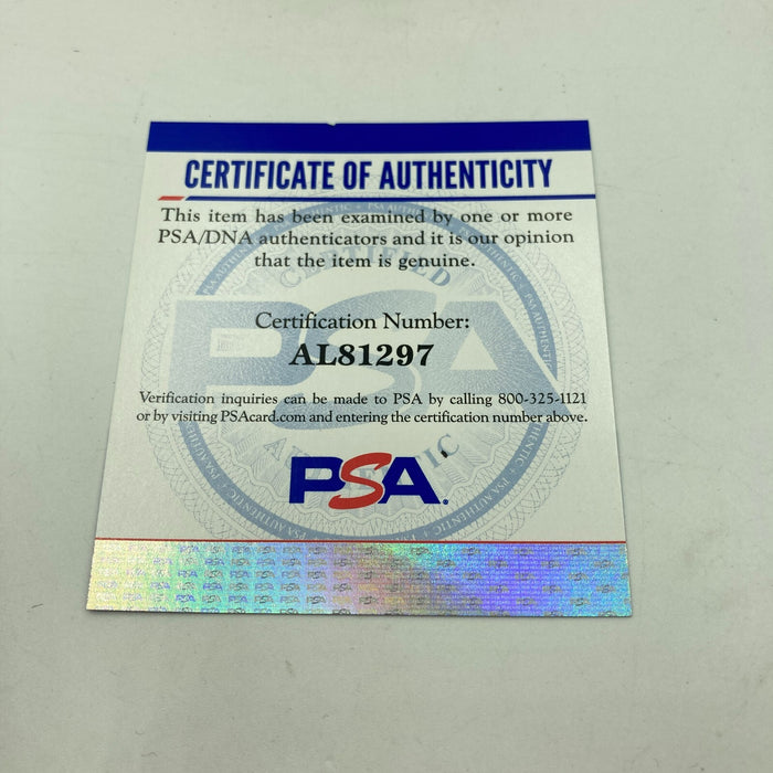 Willie Mays Signed Vintage Official National League Feeney Baseball PSA DNA COA