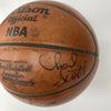 1975-76 Boston Celtics NBA Champs Team Signed Game Used Basketball Beckett COA