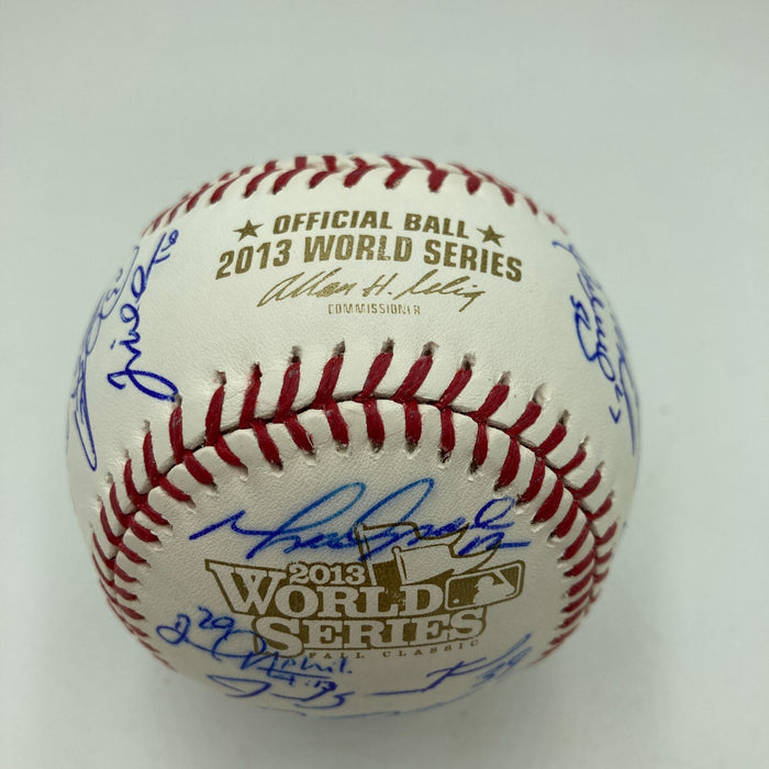 2013 Boston Red Sox World Series Champs Team Signed W.S. Baseball JSA COA