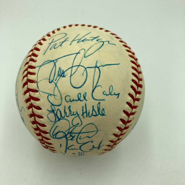 1993 Toronto Blue Jays World Series Champs Team Signed Baseball JSA COA