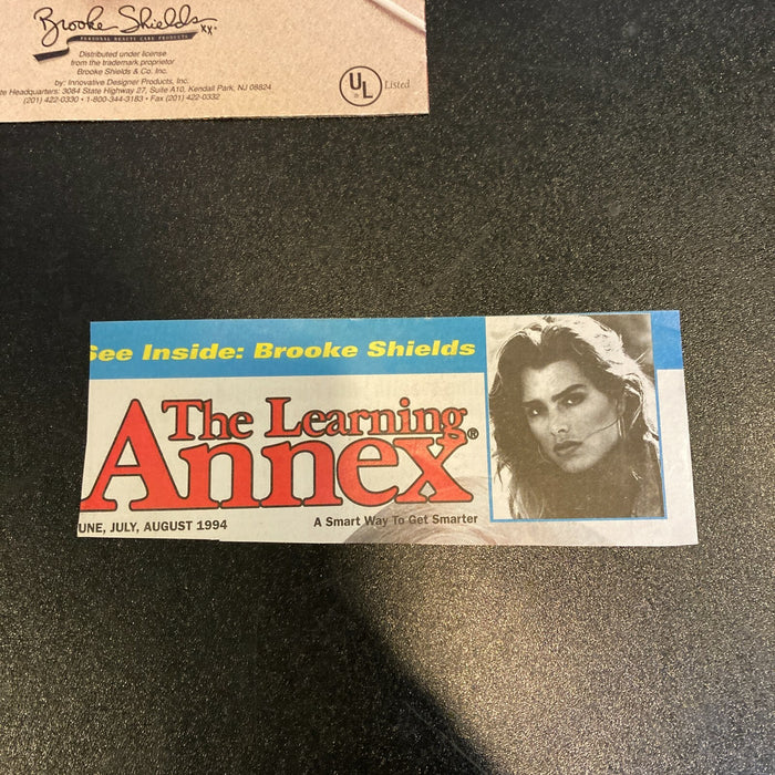 Brooke Shields Signed Vintage Advertising Magazine With JSA COA