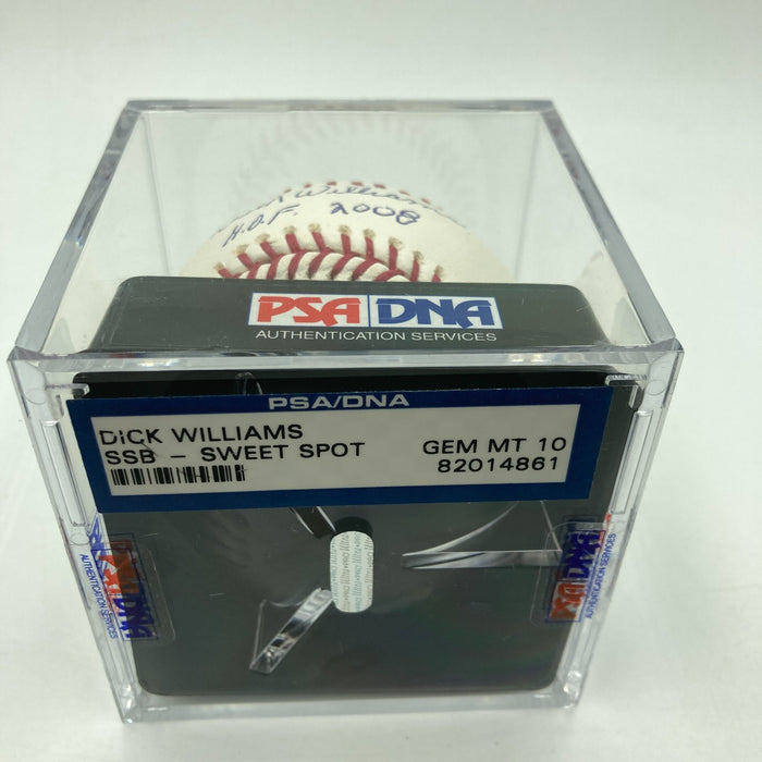 Dick Williams HOF 2008 Signed Major League Baseball PSA DNA Graded 10 GEM MINT