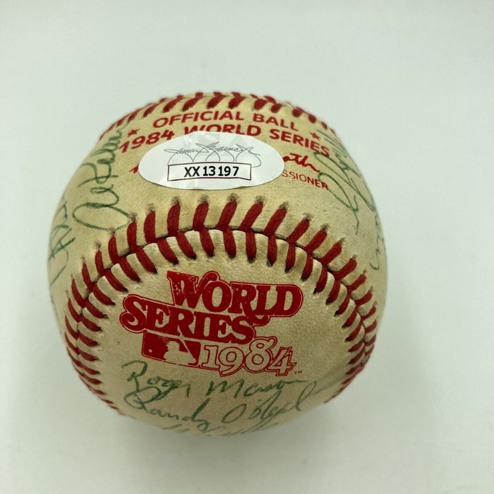 Rare 1984 Detroit Tigers WS Champs Team Signed World Series Baseball JSA COA