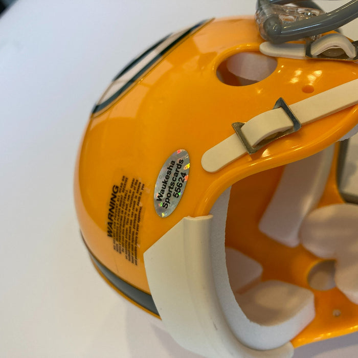Jerry Kramer HOF 2018 Signed Green Bay Packers Mini Helmet JSA COA