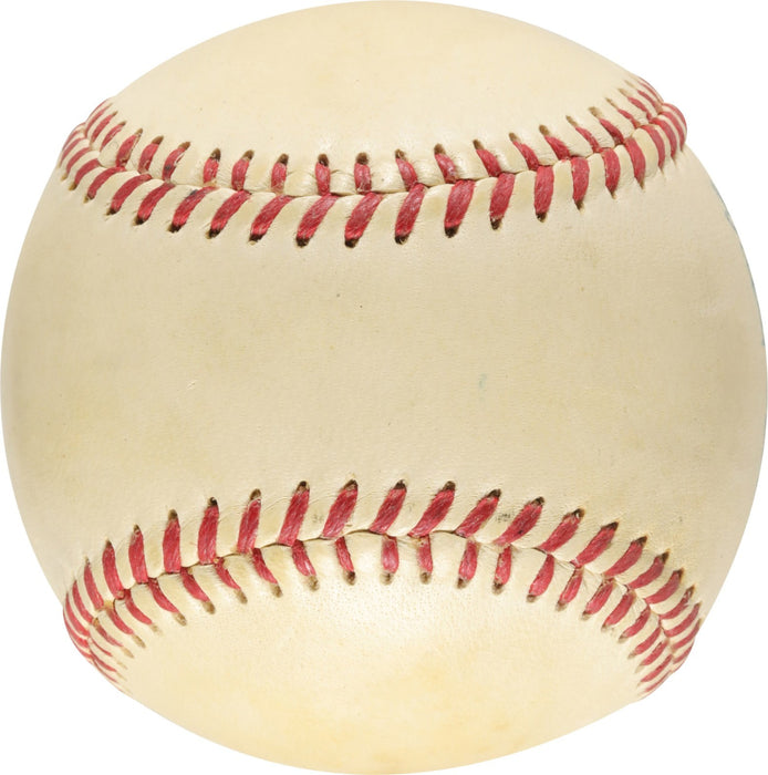 Beautiful Walt Alston Single Signed Vintage 1953 Baseball PSA DNA COA