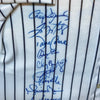 2000 Yankees Team Signed World Series Jersey Derek Jeter Mariano Rivera Steiner