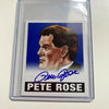 2012 Leaf Wrestling Pete Rose #5/10 Auto Signed Autographed Baseball Card
