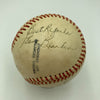 Satchel Paige Signed Baseball Displays As Single Signed JSA COA