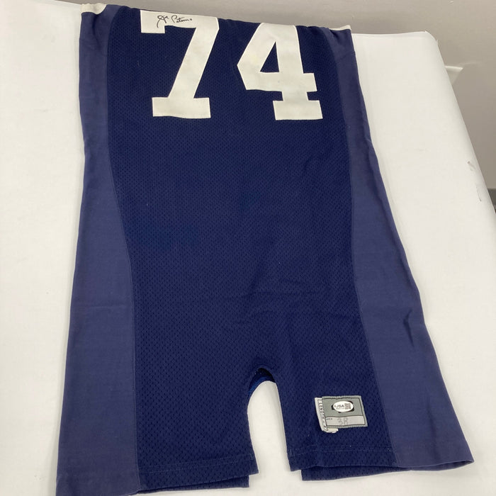Joe Paterno Signed Penn State Game Used Jersey JSA COA