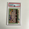 1981 Topps Gary Carter Signed Baseball Card PSA DNA COA