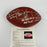 Joe Montana Steve Young Jerry Rice Signed Inscribed Super Bowl Football JSA COA