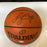 Lebron James Signed Game Used Spalding NBA Game Basketball Beckett GEM MINT 10