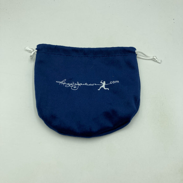 Joe Montana Signed Heavily Inscribed Career STAT Baseball Reggie Jackson COA