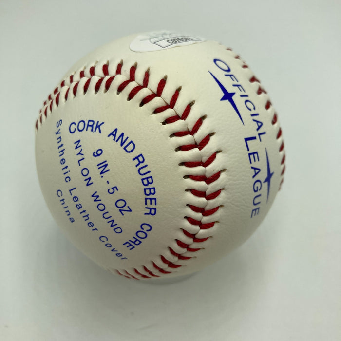 Meinhardt Raabe Wizard Of Oz 1939 Signed Baseball JSA COA