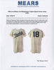 1949 Whitey Ford Signed Binghampton Yankees Minor League Game Used Jersey JSA