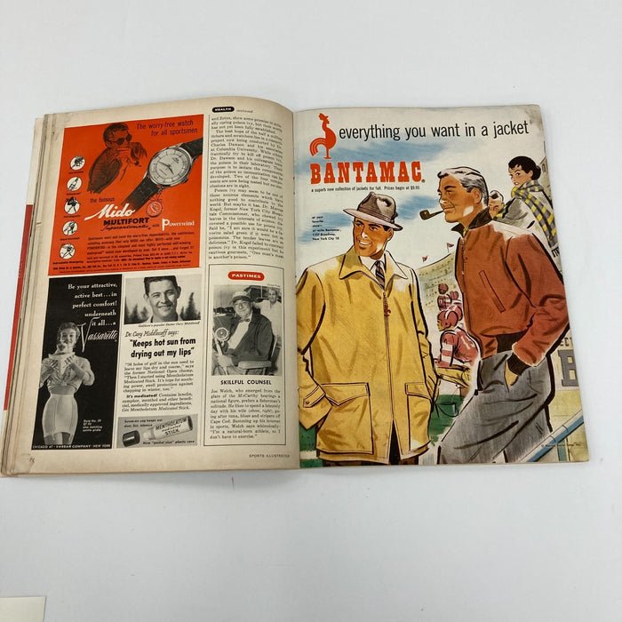 Eddie Mathews Signed 1954 Sports Illustrated First Issue JSA COA