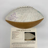 Vince Lombardi Al David Legendary Football Coaches Signed Football 25 Sigs JSA