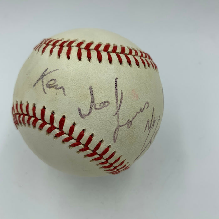 Taylor Dayne Signed American League Baseball JSA COA Tell It To My Heart Singer