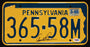 Arnold Palmer Signed Pennsylvania License Plate PGA Golf PSA DNA COA