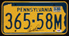 Arnold Palmer Signed Pennsylvania License Plate PGA Golf PSA DNA COA