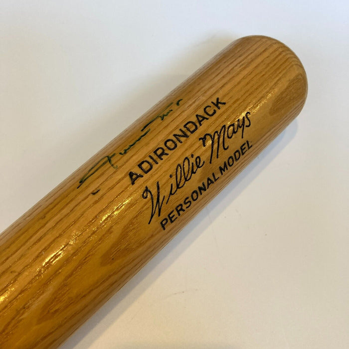 Willie Mays Signed Adirondack Game Model Baseball Bat Beckett COA