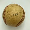 Whitey Ford Pre Rookie 1947 Butler Yankees Minor League Team Signed Baseball JSA