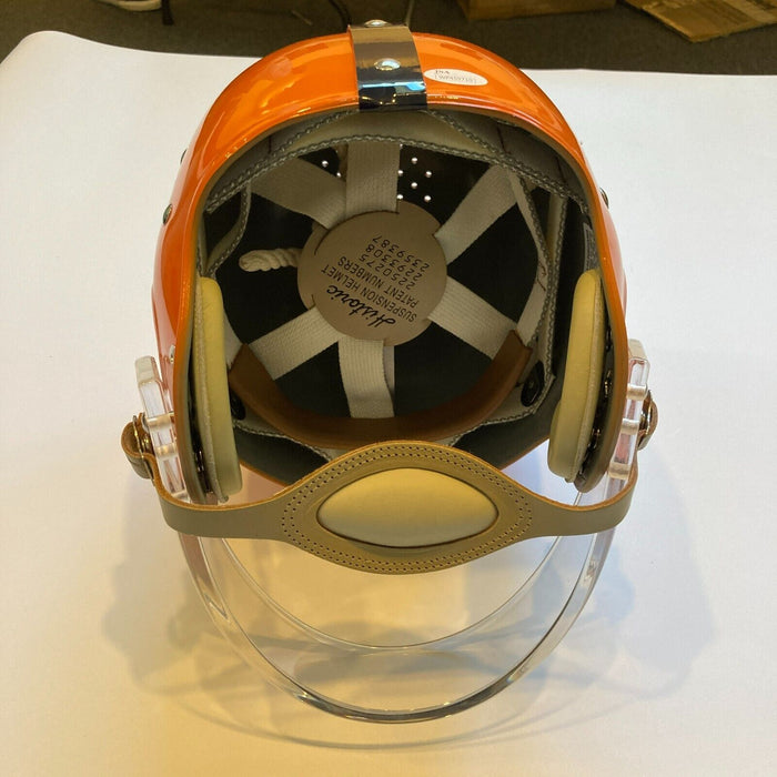 Jim Brown College Hall Of Fame 1995 Signed Syracuse Orangemen Full Helmet JSA