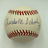 Charles M. Schulz Peanuts Single Signed National League Baseball With JSA COA