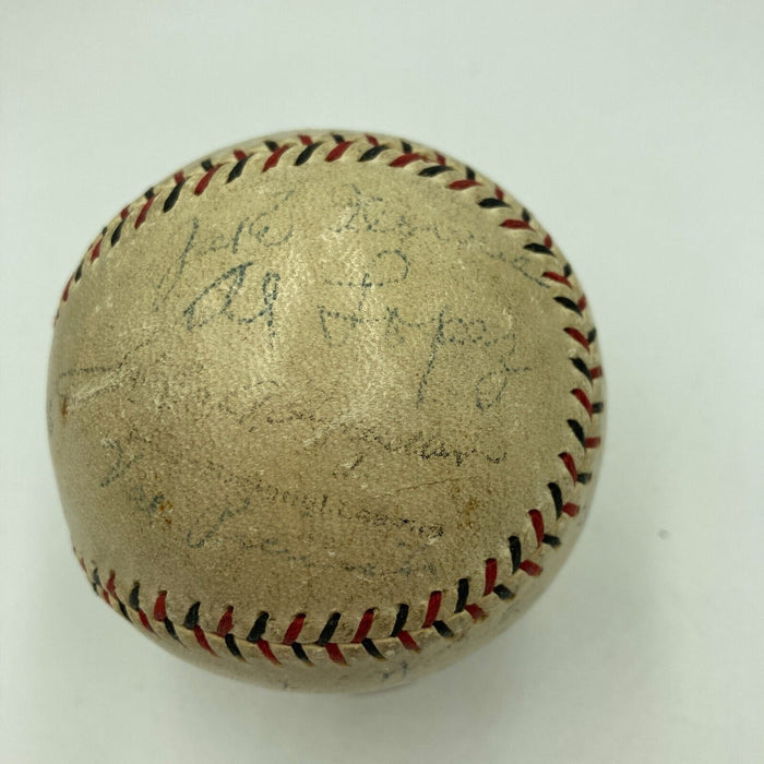 Wilbert Robinson & Rabbit Maranville 1930 Boston Braves Signed Baseball JSA COA