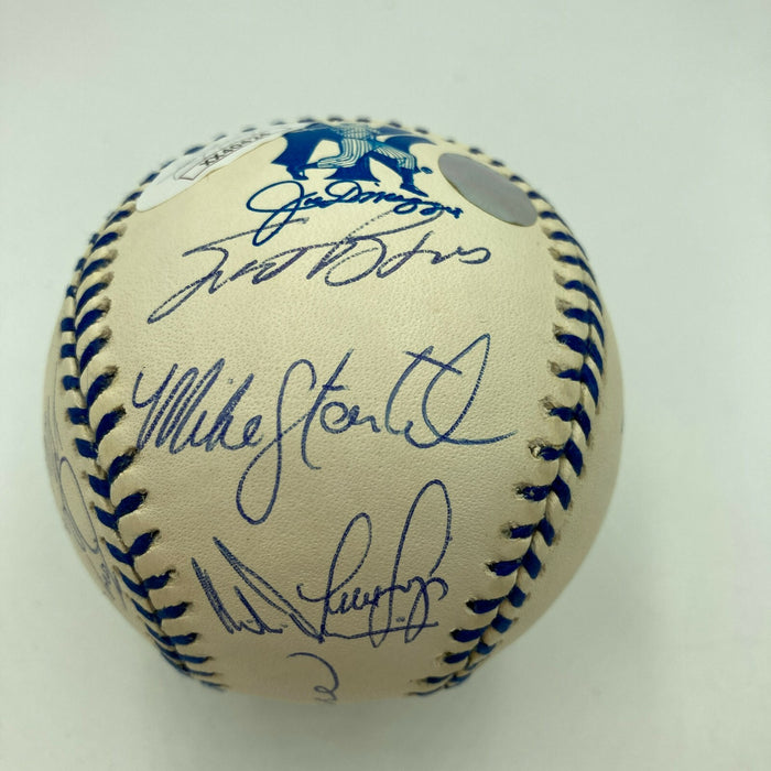1998 New York Yankees World Series Champs Team Signed Baseball JSA COA