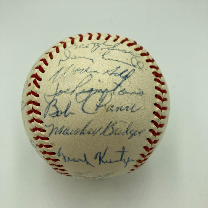 Gil Hodges Sweet Spot 1965 Washington Senators Team Signed AL Baseball JSA COA