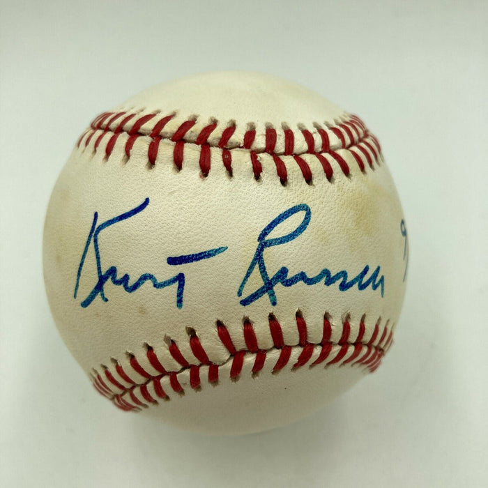 Kurt Russell Signed Official Major League Baseball Movie Star With JSA COA