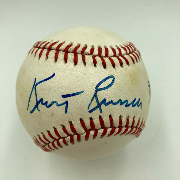 Kurt Russell Signed Official Major League Baseball Movie Star With JSA COA