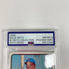 1973 Topps Willie Mays 660 Home Runs Signed Porcelain Baseball Card PSA DNA