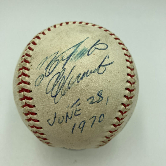 Historic Roberto Clemente Single Signed Baseball Final Game Forbes Field JSA COA