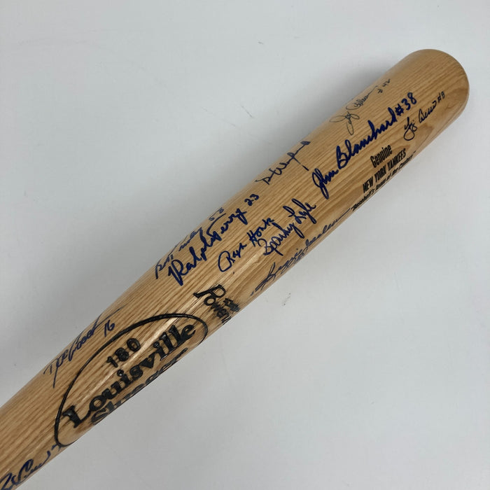 New York Yankees Legends Team Of The Century Multi Signed Baseball Bat JSA COA