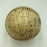 Historic 1922 Hall Of Fame Multi Signed Baseball Herb Pennock JSA COA