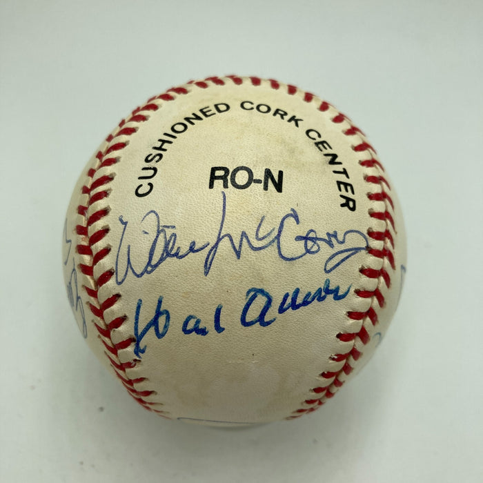 Mickey Mantle Willie Mays Aaron 500 Home Run Signed Baseball PSA DNA Auto Mint 9