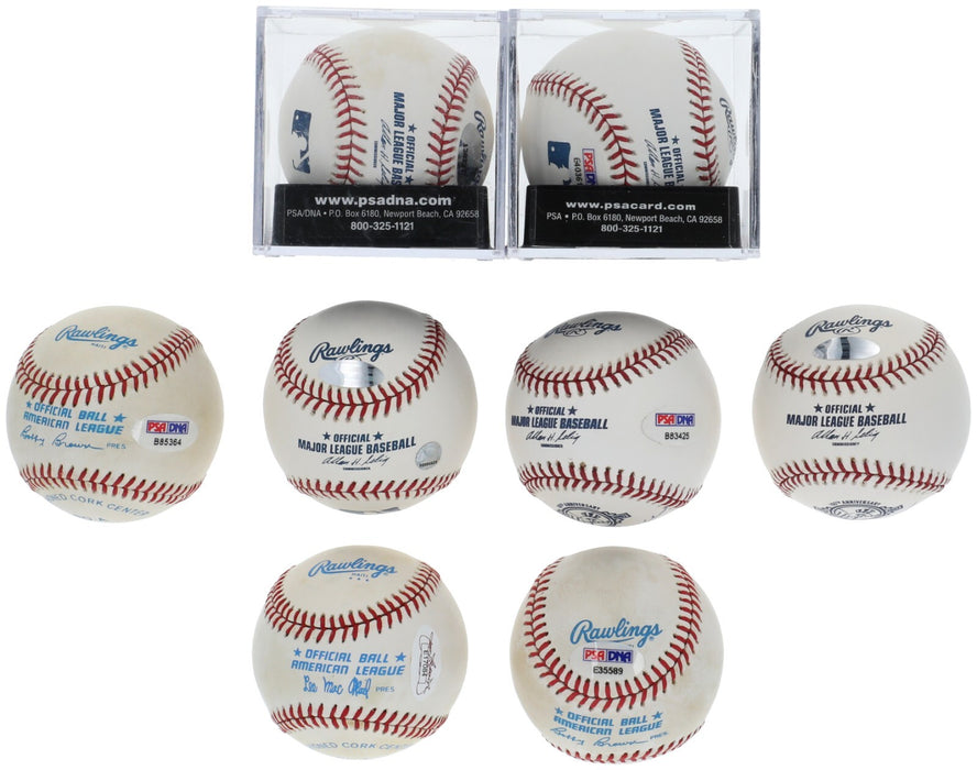 1956 New York Yankees WS Champs Team Signed Baseball Collection 33 Balls JSA COA