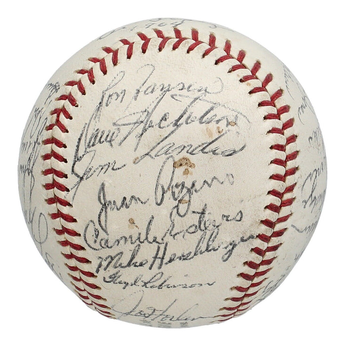 1964 Chicago White Sox Team Signed American League Baseball JSA COA